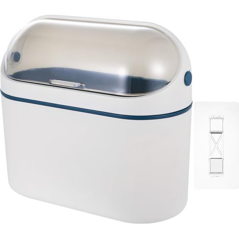 Hängender Mülleimer, Hängender Küchen-Tischmülleimer mit Deckel für Küchenschrank, Küchenschrank, Büro, Schlafzimmer, Badezimmer, Camping, Auto (1/5)