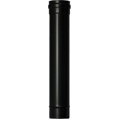 TUBE POÊLE VITRIFIÉ MAT PELLET 1 M - 80 MM