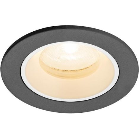 Spot encastré NUMINOS® XS intérieur 2700 K 20° IP20 rond noir / blanc - SLV - 1009272