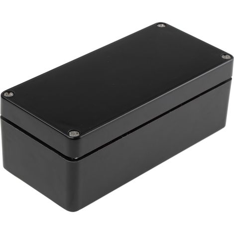 Boîtier RS PRO en PET, 160 x 75 x 55mm, Noir IP66 ( Prix pour 1 ) (1/2)