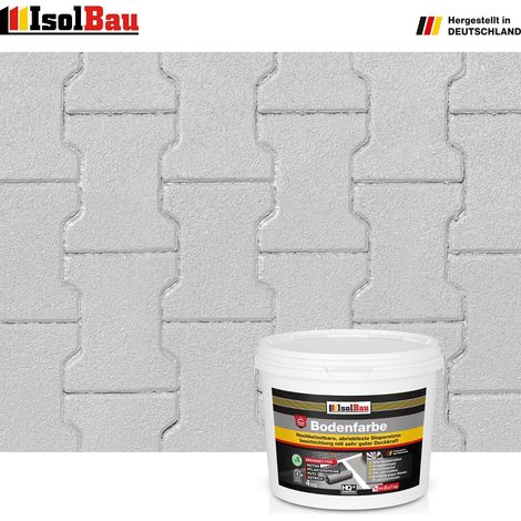 Bodenfarbe Betonfarbe Steingrau 4 kg Bodenbeschichtung Fußbodenfarbe RAL Farbe (1/5)