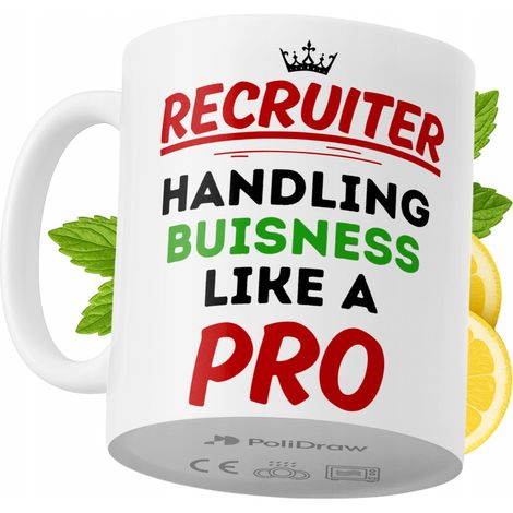 Lustige Tasse für Personalvermittler – Kaffee- oder Teetasse mit witzigem Textdesign – ideal für Geburtstage, Namenstage, Feiertage und besondere Anlässe. Hochwertige Tasse für Homeoffice und Arbeit. 
