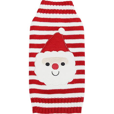 Suéter para perro, estampado de renos, cuello alto, lana suave, Navidad/invierno (1/5)