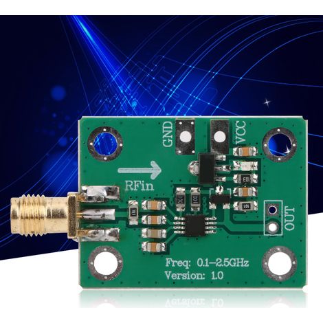 Détecteur logarithmique AD8313, wattmètre de sortie logarithmique de signal RF, contrôleur 0,1-2,5 GHz (1/5)