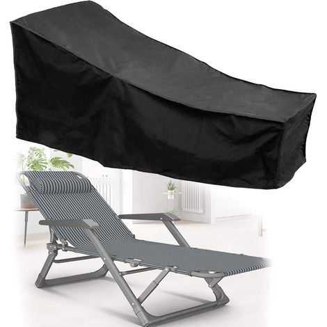 Vtizikl Housses de chaise longue d'extérieur Housse de chaise longue de jardin étanche 82 pouces Housse de chaise longue d'extérieur Housse de fauteuil inclinable de meubles robuste Housse de chaise d (1/5)