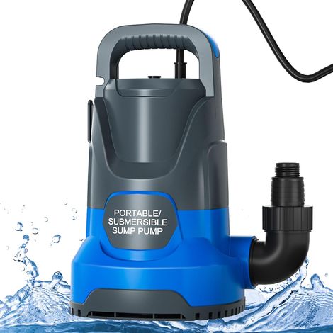 Tauchwasserpumpe 1 PS 3700 GPH Tauchwasserpumpe Elektrische tragbare Wassertransferpumpe für die Schwimmbadentwässerung