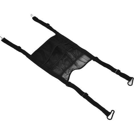 Filet de Sécurité pour Chien en Voiture, Barrière de Protection Siège Avant avec Poche de Rangement pour Animaux