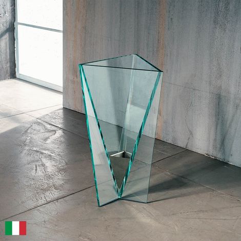 Portaombrelli in Vetro Curvato L 30 Made in Italy - Giza (1/3)