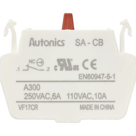 TRU COMPONENTS SA-CB Kontaktelement 1 Öffner 110 V, 250 V 1 St.