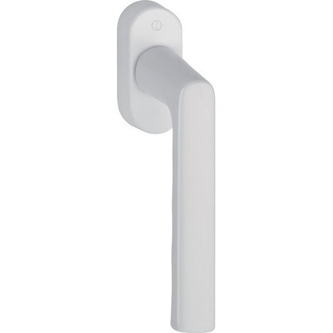 Manilla para ventana Hamburg 0700L/U26 Alu.F9016 blanco tráfico 32-42mm Stand.HOPPE