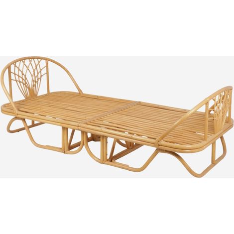 Letto per bambini esotico rattan, 90cm