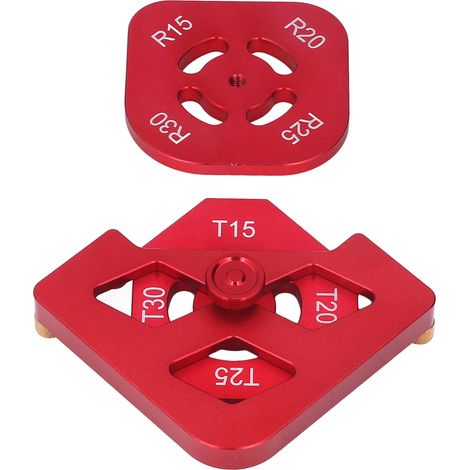 Gabarit de Routage en Aluminium pour Arrondis et Coins, Kit de Menuiserie Professionnel (1/5)
