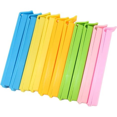 30 pinces de fermeture alimentaire pour cuisine, clips de conservation fraîcheur, sachets refermables, étanches, réutilisables, lot de 30, pratique et hygiénique, pour congélation et stockage. (1/5)