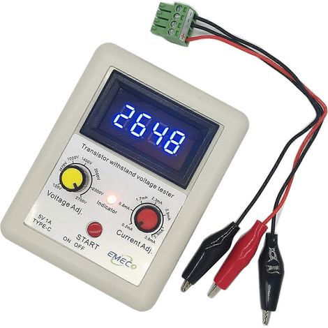 Testeur de tension de tenue TEST-01 pour transistors électriques - IGBT, diodes, LED, rétroéclairage de téléviseurs LCD, condensateurs, etc. - FFY (1/4)