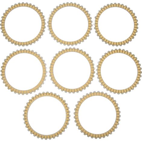 8 disques de friction d'embrayage haute résistance, résistants à la rouille, compatibles avec les modèles Forty Eight XL1200X et XL1200 X. (1/5)