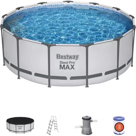 Bestway Steel Pro MAX Set Piscina Rotonda 396x122 cm