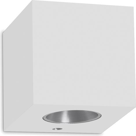 Aplique de pared BRICK doble emisión LED SMD 2x3 W 182 lm 3000 K CRI80 110°,110° Blanco (1/3)