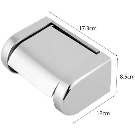 Distributeur de papier toilette en acier inoxydable, porte-papier toilette pour salle de bain (1/2)