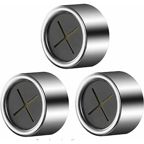 Set of 3 kitchen towel hooks, round towel hooks, adhesive clip-on holders, self-adhesive towel hooks, RTGPT (1/4)