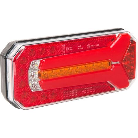 Feu arrière LED rectangle universel 5 plots UNIVERSEL LA40052 (1/5)