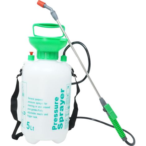 Dapetz ® Garden Sprayer 5 litre Pressure Sprayer Pump Action, Knapsack Chemical Weed Killer, Water Pump Sprayer, Ideal with Pesticides, Insecticides, Fungicides. (1/5)