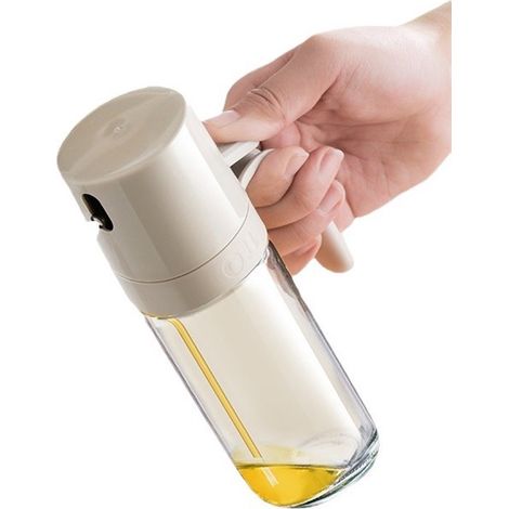 Pulverizador de aceite de 250 ml - pulverizador de aceite de vidrio, freidora de aire, botella de aceite, dispensador (1/5)