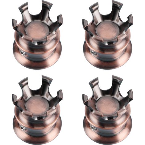 4 caches vis moteur style couronne pour XL883/Big Twin 1340 Evo/Twin Cam, finition bronze, lot de 4 (1/5)