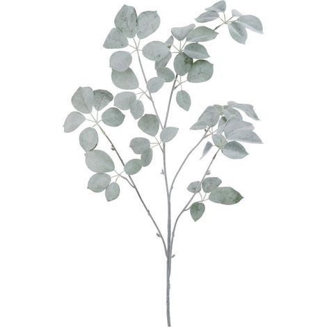 Branche Artificielle Floquée "Schefflera" 120cm Vert (1/3)
