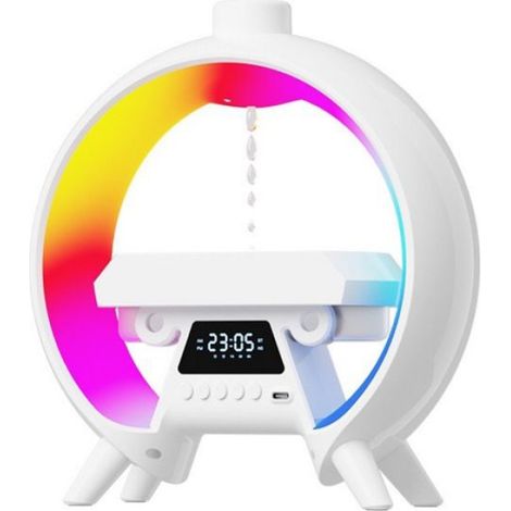 Humidificateur d'air anti-gravité, haut-parleur Bluetooth intelligent multifonction, atomiseur audio blanc XM-X65 (1/4)