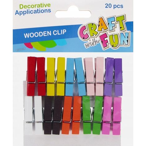 Decoración para colocar craft Spinaches colorido 3,5 cm madera (1/2)