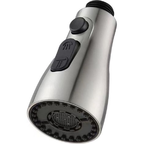 Pieza de repuesto para rociador de grifo de cocina, boquilla de repuesto para rociador de fregadero, cabezal de grifo solamente 9,65cm (1/5)