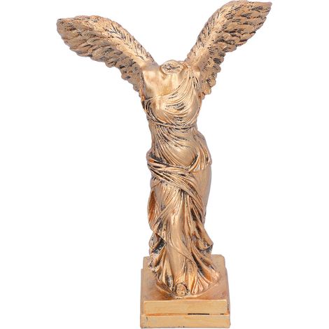 Statue Résine Innovative avec AntiGlissement - Décor Maison Bureau Salon Cuivre (1/5)