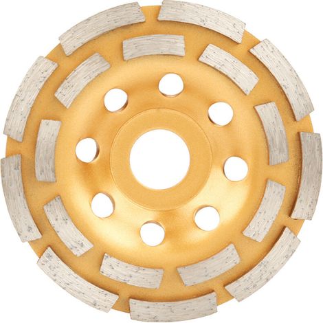 Disque de meulage diamant, disque de meulage double rangée 115/125 / 180mm pour machine à polir, meuleuse d'angle(115mm) (1/5)