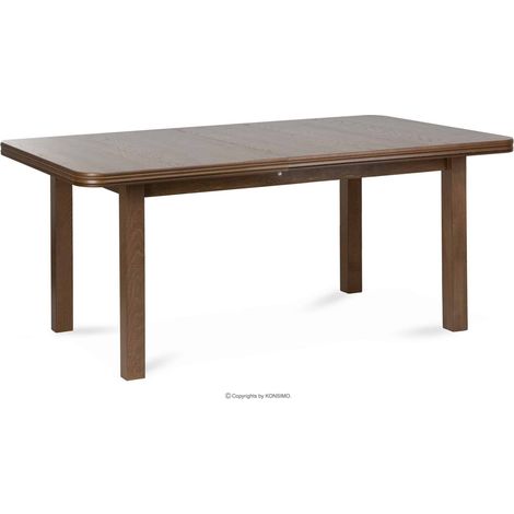KONSIMO Esstische Esszimmertisch Küchentisch ausziehbar "COSPE", Sandbraun, Furnier, Modern, 140-220x76,5x80 cm (1/5)