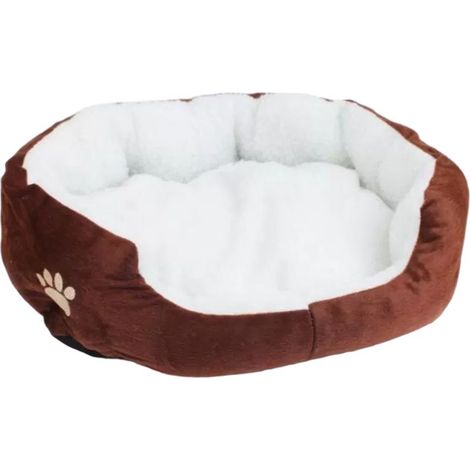 Panier pour animaux avec tapis et matelas amovible, convenant aux chiens, chats et autres animaux. (1/5)