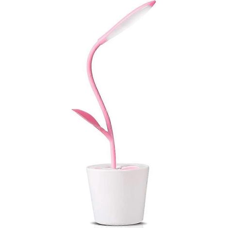 Kabellose Schreibtischlampe, einstellbare Helligkeit, LED-Touch-Leselampe