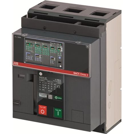 Interruptor Magnetotermico Bastidor Abierto 1600A, 3P, E1.2B 1600 Ekip Dip LI 3P F F (1SDA070861R1)