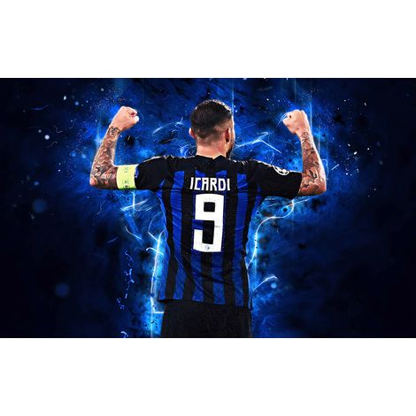 Papier peint panoramique Football - Joueur de Foot - 390 cm x 244 cm (1/2)