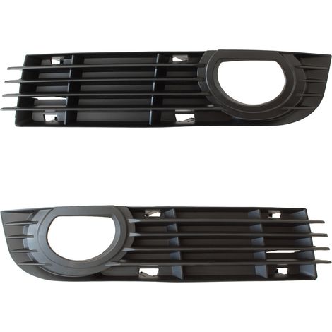 Rejilla para parachoques Audi A8 D3 05-10, izquierda + derecha, juego de 2 piezas. (1/2)
