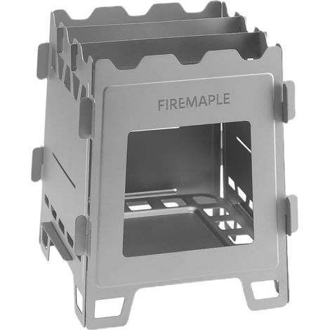 Fortress Réchaud à Bois en Titane Ultra-Léger Compact et Multi-Usage pour le Camping, la Randonnée et le Backpacking (1/5)