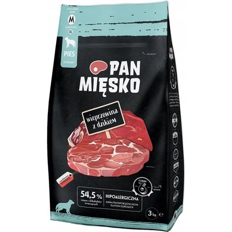 PAN carne di maiale con cinghiale 3kg Patatine fritte M
