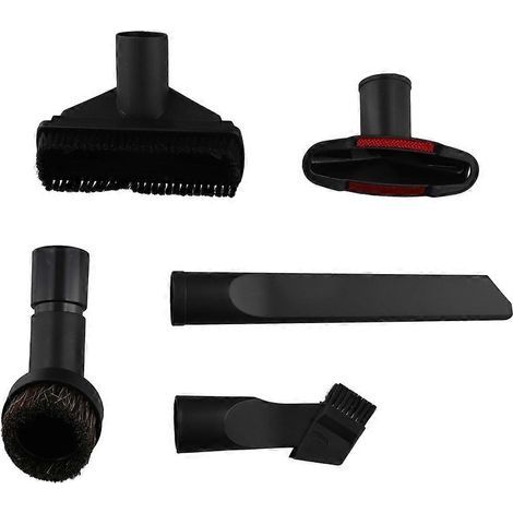 Kit d'accessoires universels pour aspirateur : brosse, embout et suceur plat pour aspirateurs standards de 32 mm et 35 mm. (1/5)