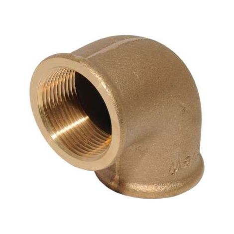Viega Winkel 90 Grad 3090 in Rp3/8 x Rp3/8 Rotguss, 281717
