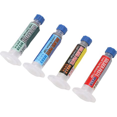 Pâte à souder, pâte à souder pour montage en surface, réparation de téléphones portables, kit de pâte à souder écologique sans plomb pour hautes, moyennes et basses températures (1/5)