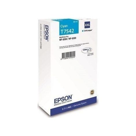 Epson t754240 c13t754240 tinta original cyan