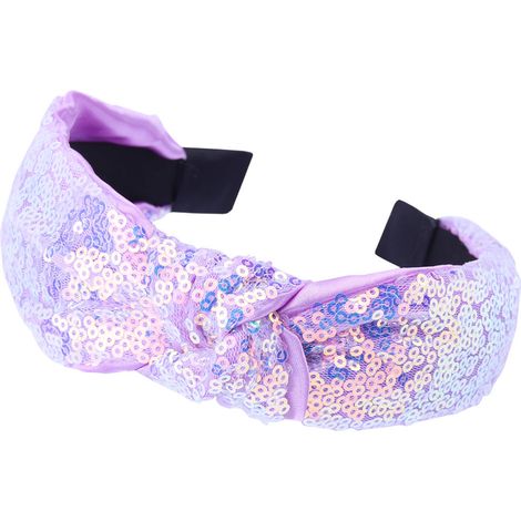 Headband - Sequin - Élastique - Pour Adulte - Yoga Danse Fête - 12 Couleurs - Lot de 1 (1/5)