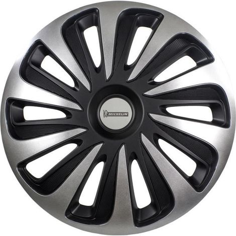 MICHELIN Enjoliveur 17 NVS 3D par 4 en boite Noir (1/4)