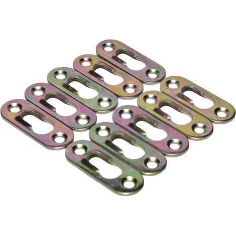 10 Stück Bilderhaken für Bilderrahmen Haken Halterung Zackenaufhänger 8-13 16 x 44 mm (1/5)