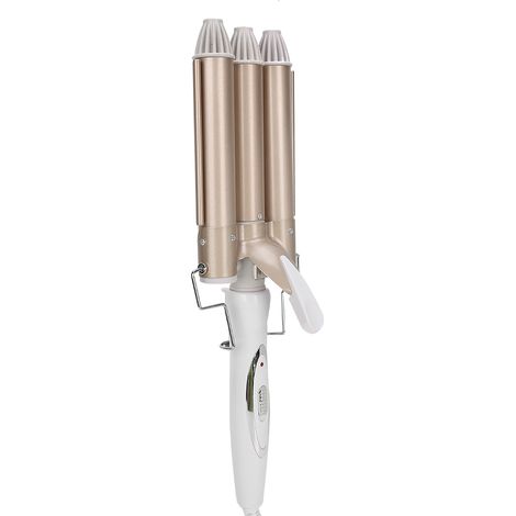 Fer à friser à trois têtes pour coiffure professionnelle, 25 mm, prise 110-240 V (1/5)
