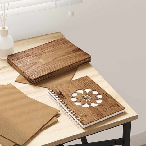 vidaXL Panneaux décoratifs 12 pcs Bois ancien 21 x 30 x 0,27 cm